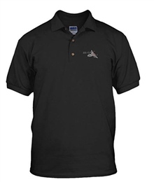 SR-71 Blackbird Polo Shirt Black