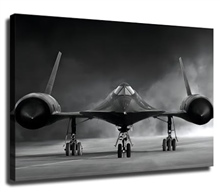SR-71 Blackbird Canvas Poster 
